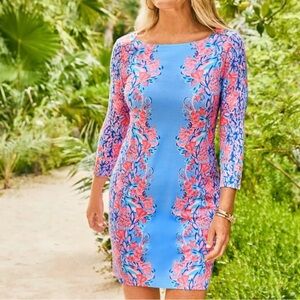 EUC Blue Peri Sophie Dress Large